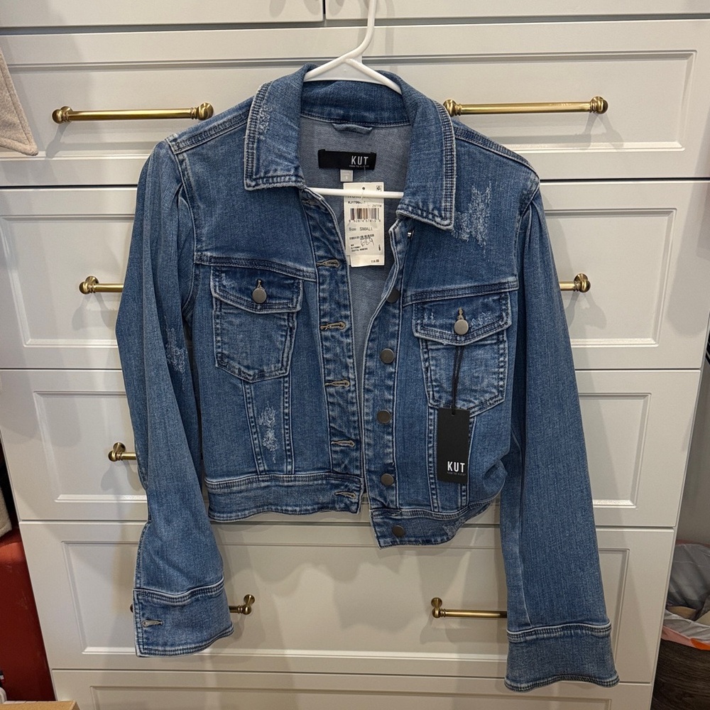 Kut from the Kloth Women's Classic Blue Jean Jacket